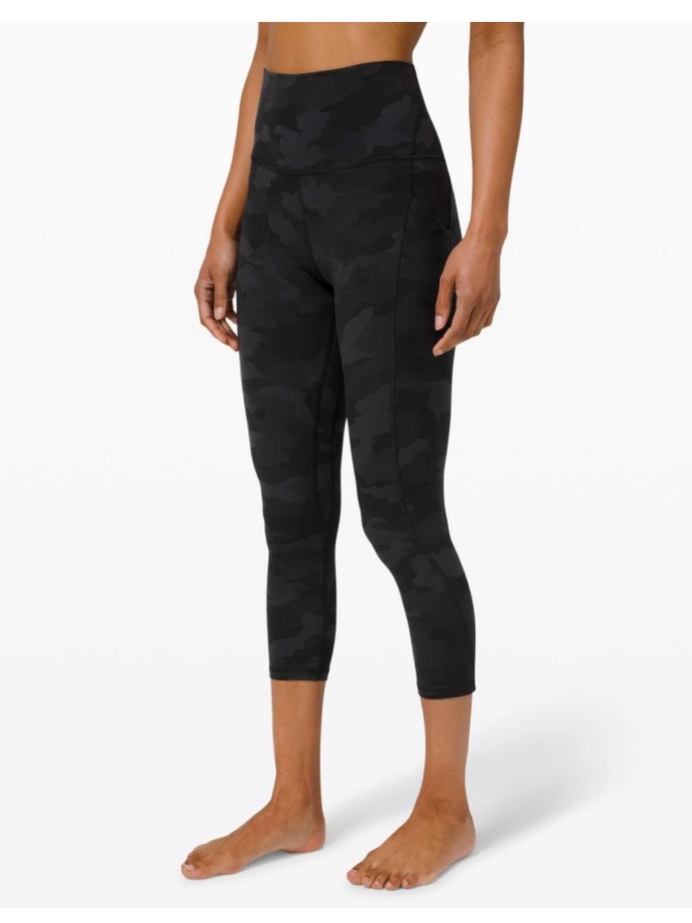 Lululemon Align Leggings with Pockets - Black Camo print